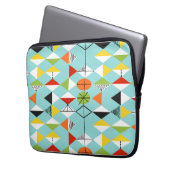 Retro Harlequin Pattern Laptop-Sieb Laptopschutzhülle (Vorderseite Links)