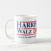 Retro Harris Walz '24 - Balz zum Walz Kaffeetasse (Links)