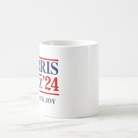 Retro Harris Walz '24 - Freude zurückbringen Kaffeetasse (Mittel)