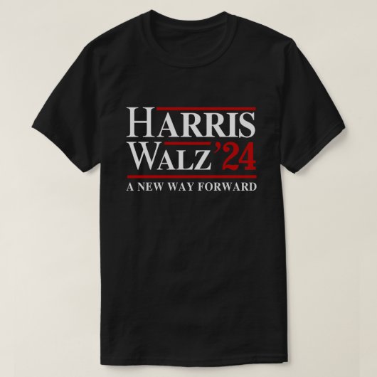 Retro Harris Walz '24 - Neuer Weg nach vorne T-Shirt (Design vorne)