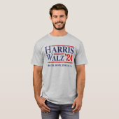 Retro Harris Walz '24 - Truth Hope Decency T-Shirt (Vorne ganz)