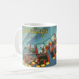 Retro Hartford Connecticut Tasse