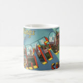 Retro Hartford Connecticut Tasse (Mittel)