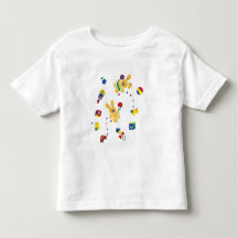 Retro-Hasen-T-Shirt für Kleinkinder