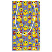 Retro Hatch Ostereier Kleine Geschenktüte (Rückseite)