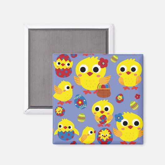 Retro Hatch Ostereier Magnet (Vorderseite/Rückseite)