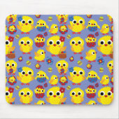 Retro Hatch Ostereier Mousepad (Vorne)