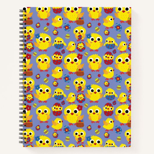 Retro Hatch Ostereier Notizblock (Vorderseite)