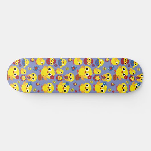 Retro Hatch Ostereier Skateboard (Horizontal)