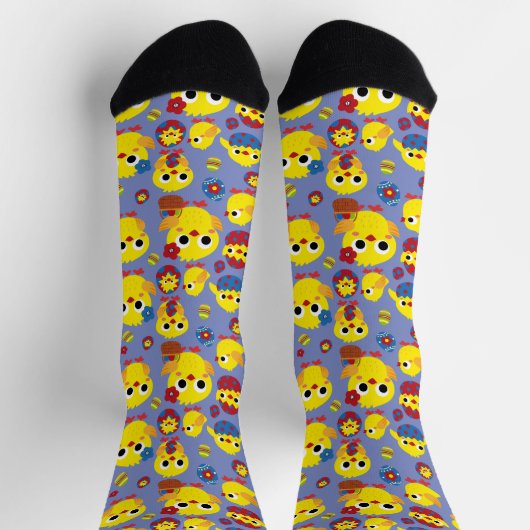 Retro Hatch Ostereier Socken (Oben)