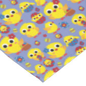 Retro Hatch Ostereier Tischdecke (Schrägansicht)