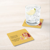 Retro Hausfrau Funny Zitat trinken Untersetzer (Vor Ort)