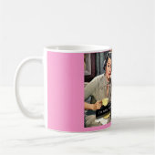 Retro Hausfrau "keine Heilung für dummes " Kaffeetasse (Links)