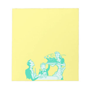 Retro Hausfrau Notizblock