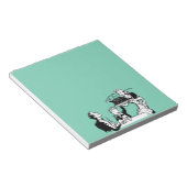 Retro Hausfrau Notizblock (angewinkelt)