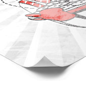 Retro-Hausfrau Poster (Ecke)