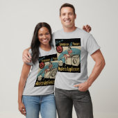 Retro Hausfrau-Waschmaschinen-Trockner T-Shirt (Unisex)