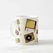 Retro-Haushaltsdesigns Kaffeetasse (Vorderseite Links)
