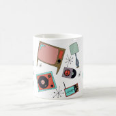 Retro-Haushaltsdesigns Kaffeetasse (Mittel)
