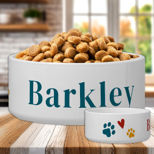 Retro Haustier Hund Personalisiertes Essen Wasser  Napf