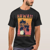 Retro Hawaii Aloha Endless Summer Surfing Summer F T-Shirt (Vorderseite)