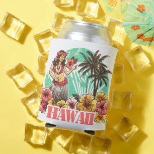 Retro Hawaii Dosenkühler