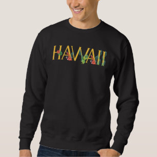 Retro Hawaii Flora und Fauna Sweatshirt