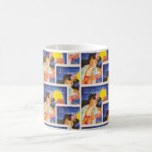 Retro Hawaii Flower Giro del Malcantone Verwandlungstasse (Mittel)