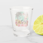 Retro Hawaii Schnapsglas (Rückseite)