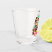 Retro Hawaii Schnapsglas (Links)