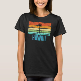 Retro Hawaii Strand Surfbrett Surfen 70er Jahre Vi T-Shirt