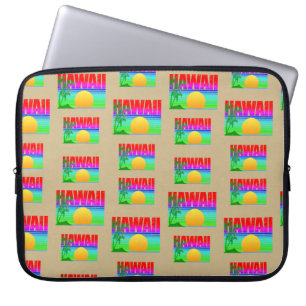 Retro Hawaii Sunset Beach Laptopschutzhülle