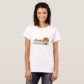 Retro Hawaii Sunset T-Shirt (Vorne ganz)