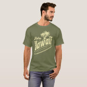 Retro Hawaii Vibes with Palm Trees and Surfboard  T-Shirt (Vorne ganz)