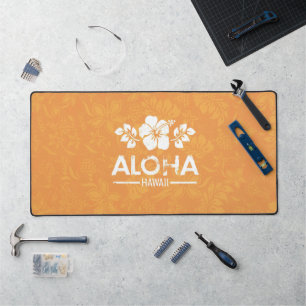 Retro Hawaiian Aloha Grueting Schreibtischunterlage