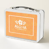 Retro Hawaiian Aloha Gruß Lunchbox (Rückseite)