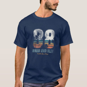 Retro Hawaiian Beach Volleyball Sport T-Shirt