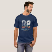 Retro Hawaiian Beach Volleyball Sports T-Shirt (Vorne ganz)