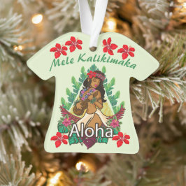 Retro Hawaiian Hula Dancer Ornament