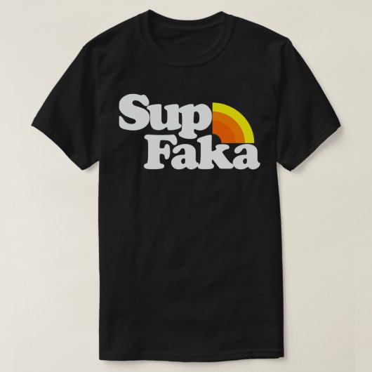 Retro Hawaiian Islands Sup Faka T-Shirt (Design vorne)