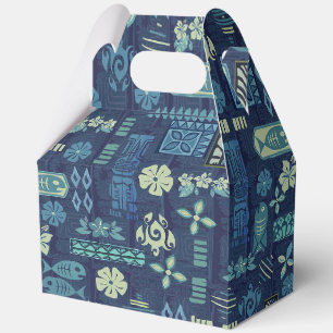 Retro Hawaiian Tiki Icons Gefälligbox Geschenkschachtel