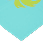 Retro hawaiische Weihnachtstischdecke Tischdecke (Schrägansicht)