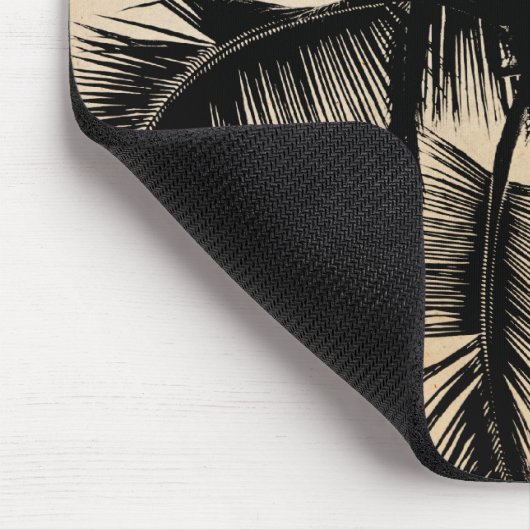 Retro hawaiisches tropisches mousepad (Ecke)