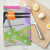 Retro hawaiisches WeihnachtsGeschirrtuch Geschirrtuch (Viertel Falte)