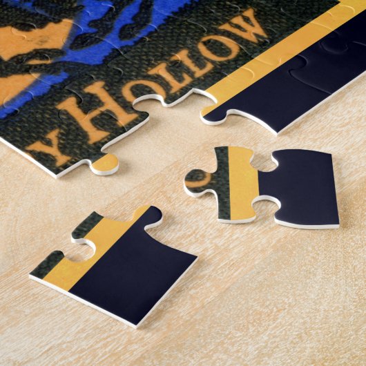 Retro-Headless-Horseman-Briefmarke Puzzle (Seite)