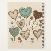 Retro Heart Planner Planer (Rückseite)