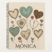 Retro Heart Planner Planer (Vorderseite)