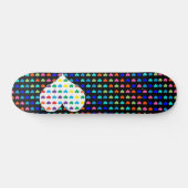 Retro Hearts Skateboard (Horizontal)