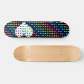 Retro Hearts Skateboard (Horizontal)