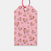 Retro Hearts Valentine Geschenkanhänger (Vorderseite)